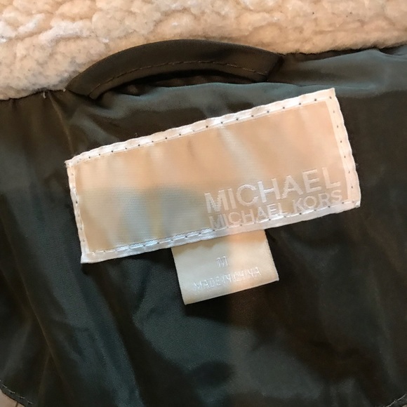 Army green Michael Kors coat - Picture 3 of 3